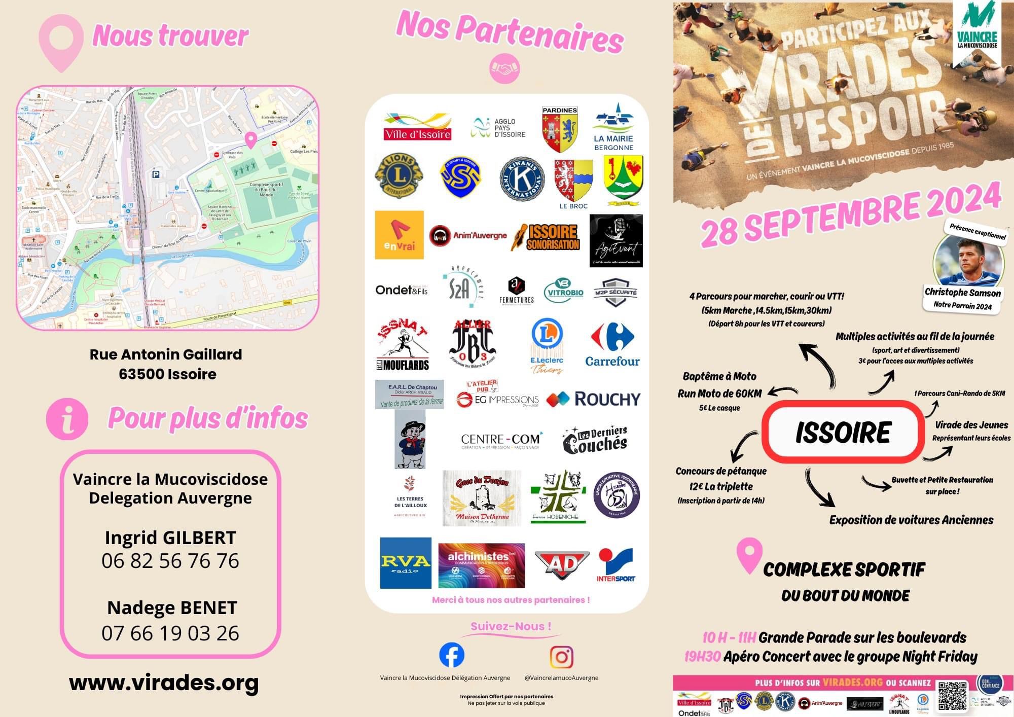 Programme Virades de L'Espoir