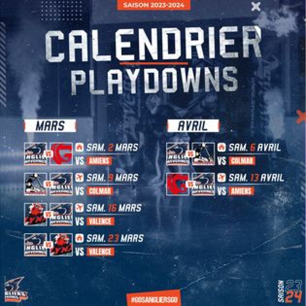calendrier playdowns